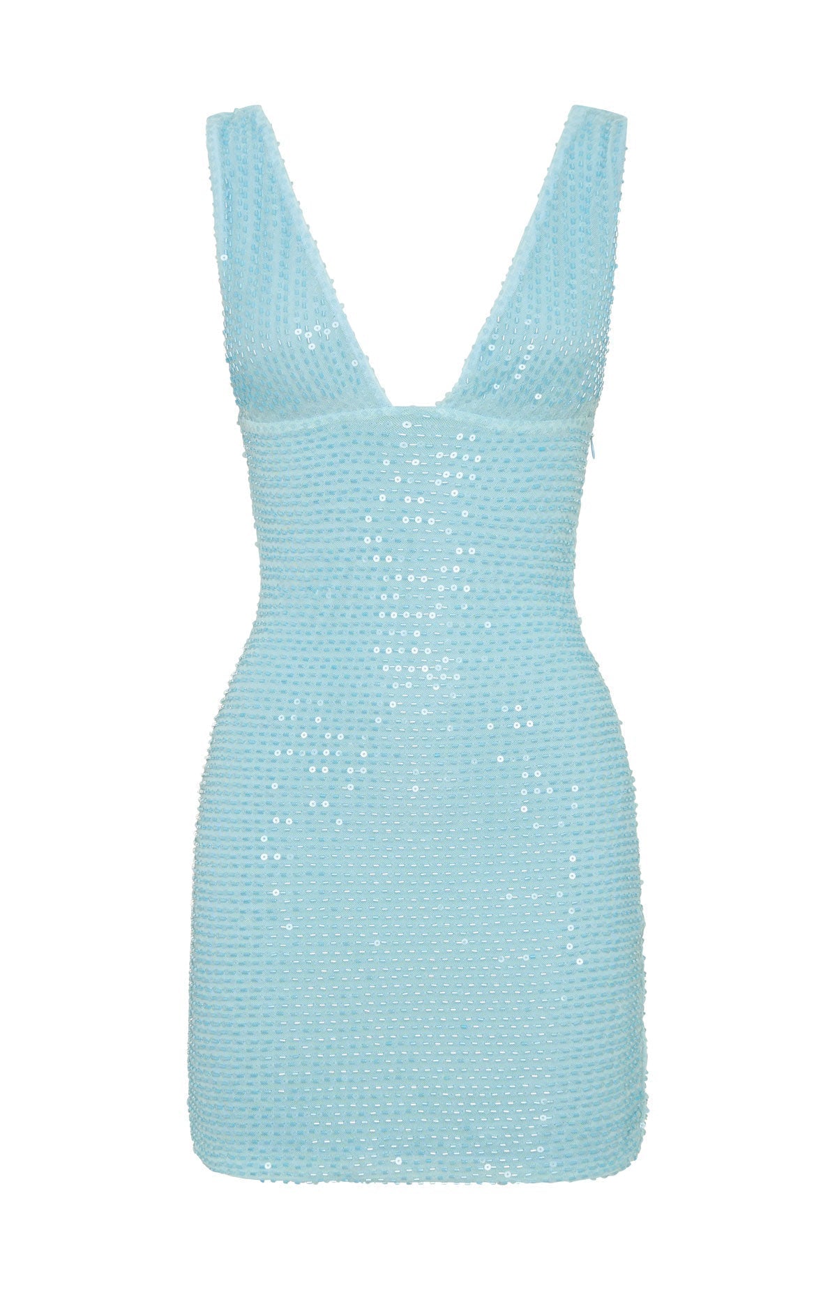 Baby Blue Spark Mini Dress
