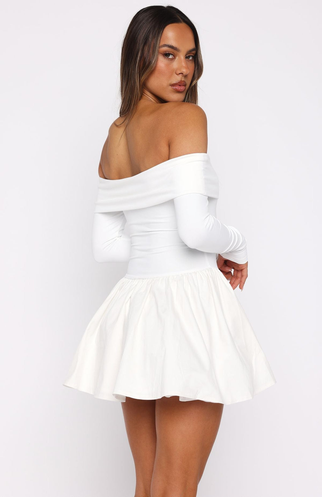 Big Reveal Long Sleeve Mini Dress