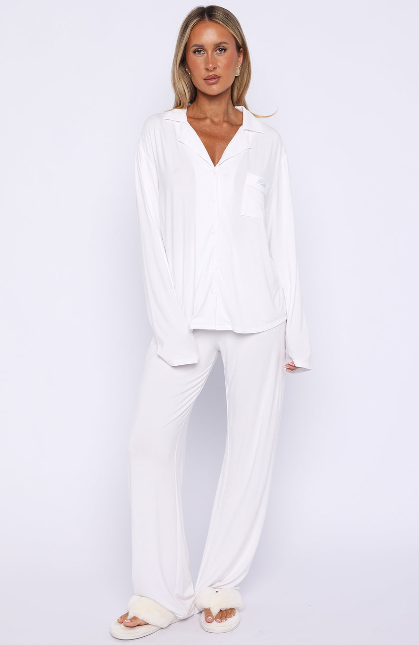 Bridal Party Pyjama Set Off White