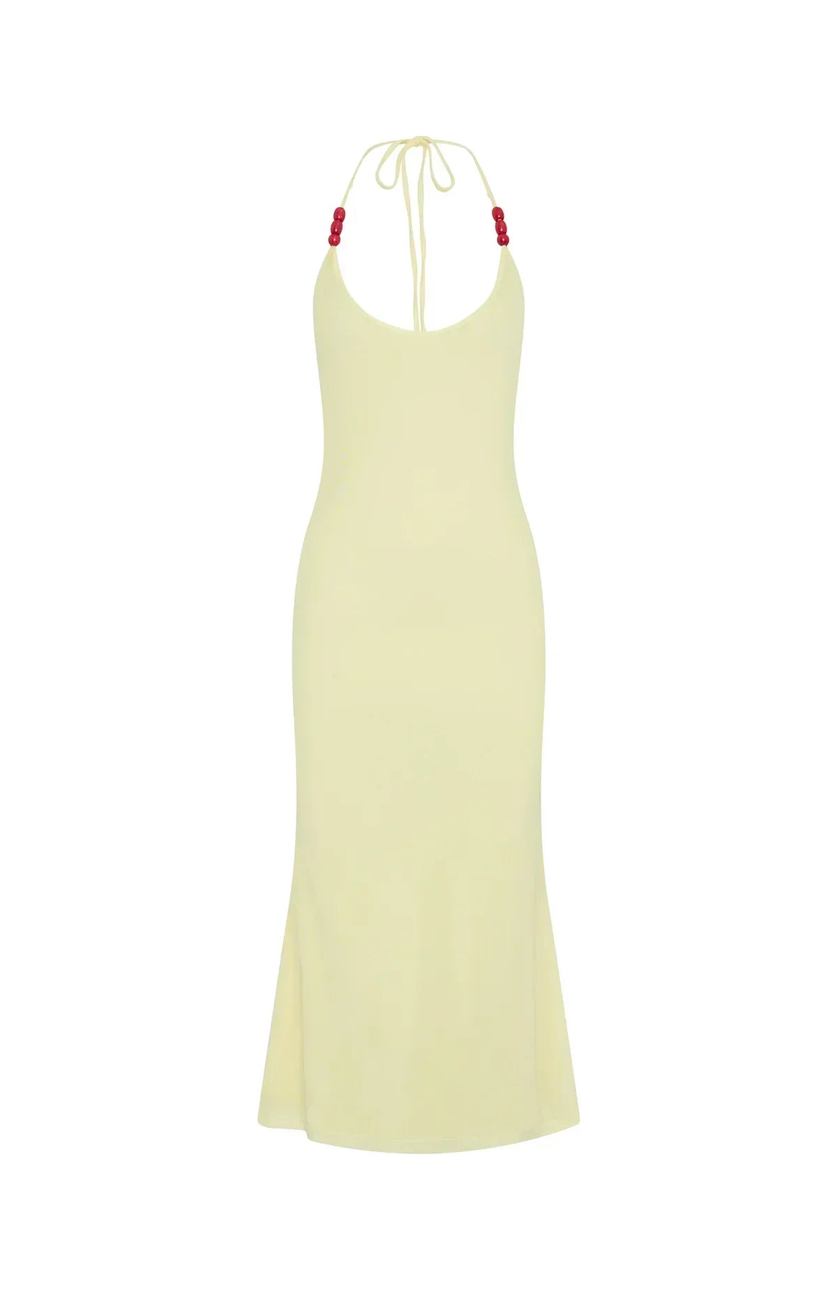 Tropic Like It's Hot Midi Dress Lemon