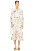 Rebellion Button Midi Dress