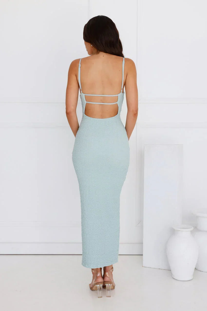 Posh Play Maxi Dress Sage
