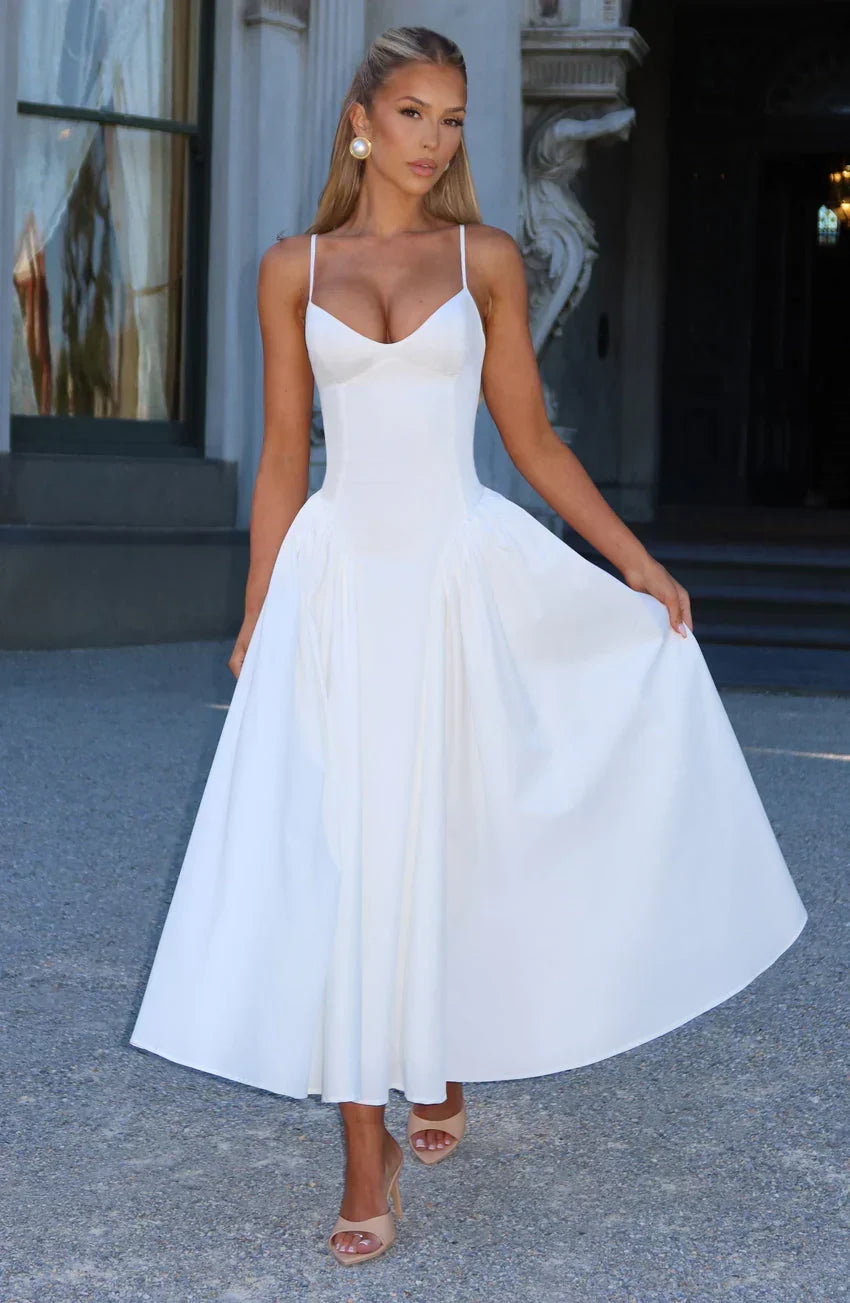 Emerson Midi Dress - Ivory