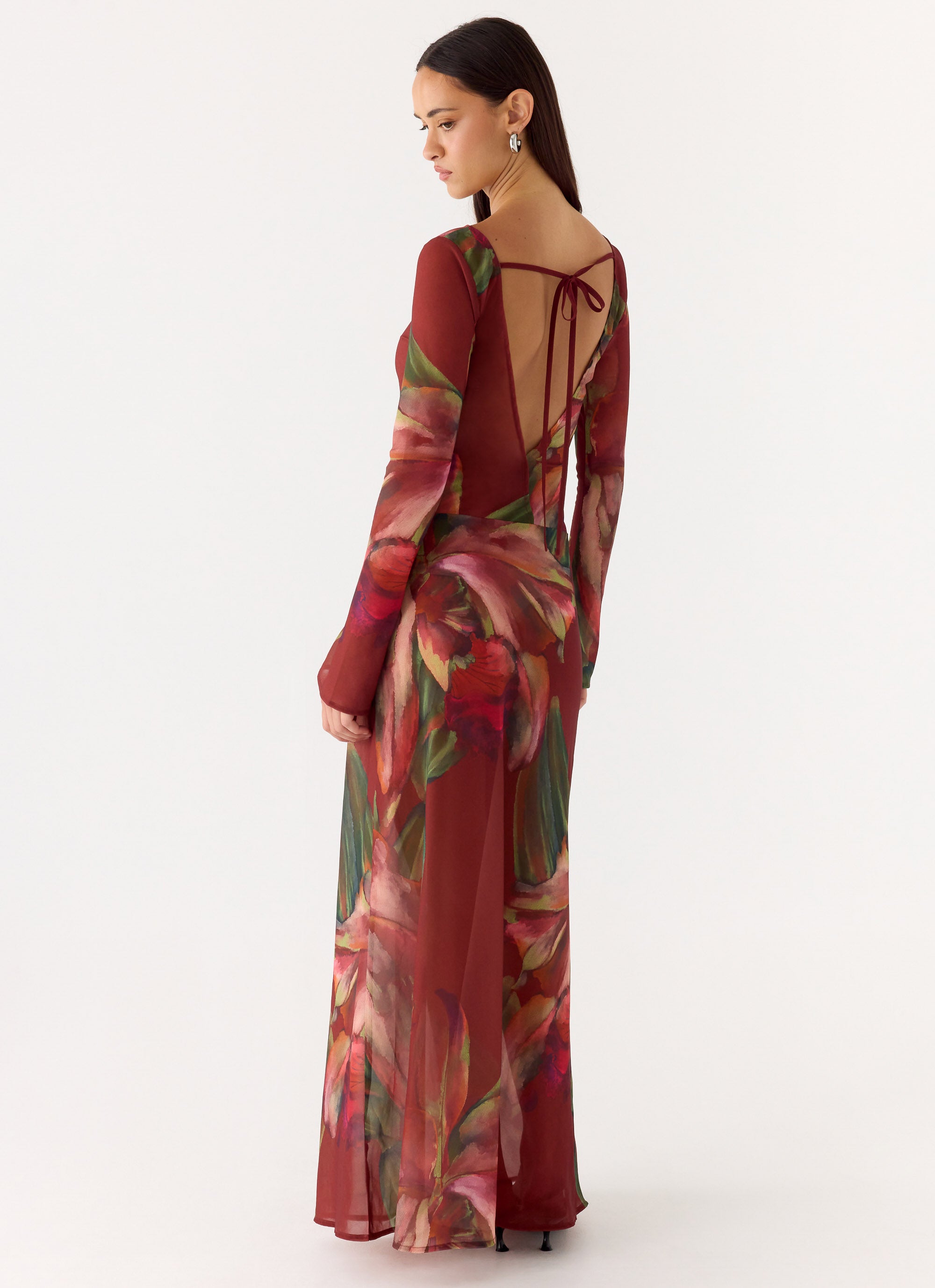 Charmayne Chiffon Maxi Dress Cuba