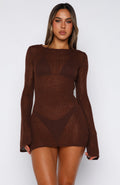 Cocoa Mirage Mini Dress