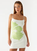 Deimia Knit Mini Dress White