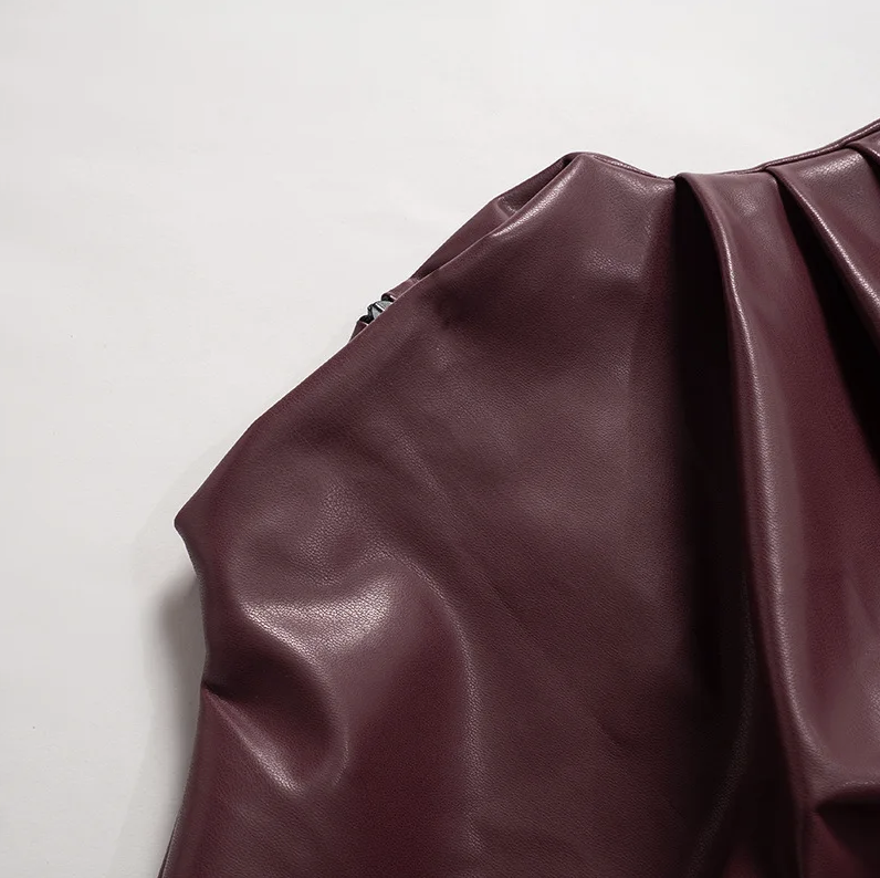 Donna Vegan Leather Top