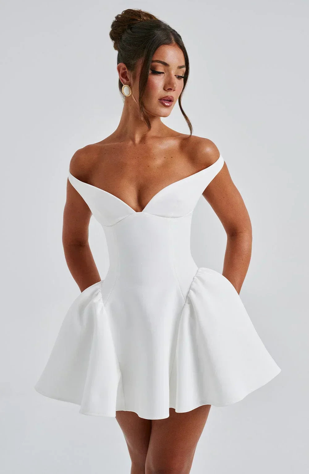Marla Mini Dress - Ivory
