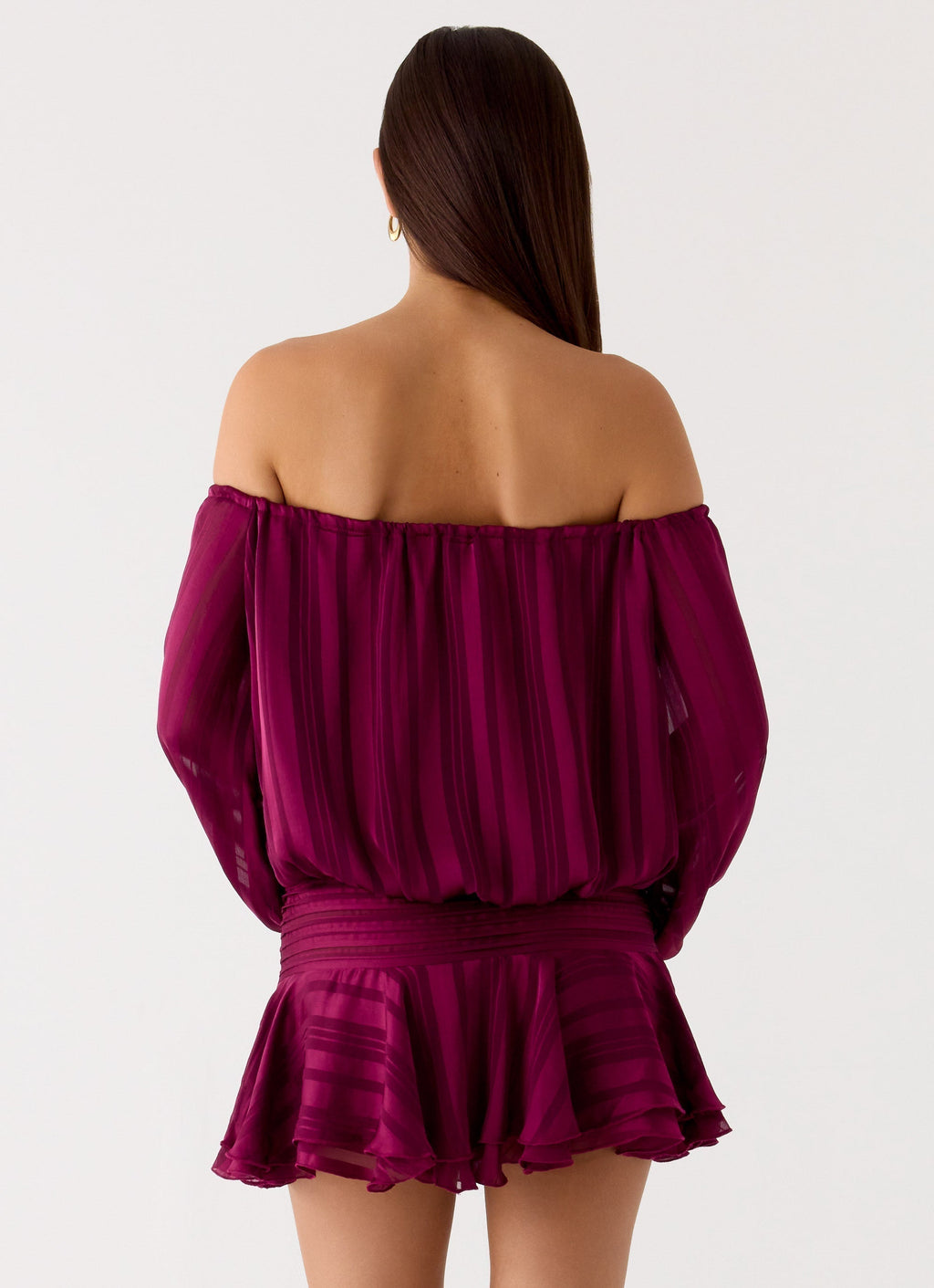 Eira Balloon Sleeve Mini Dress