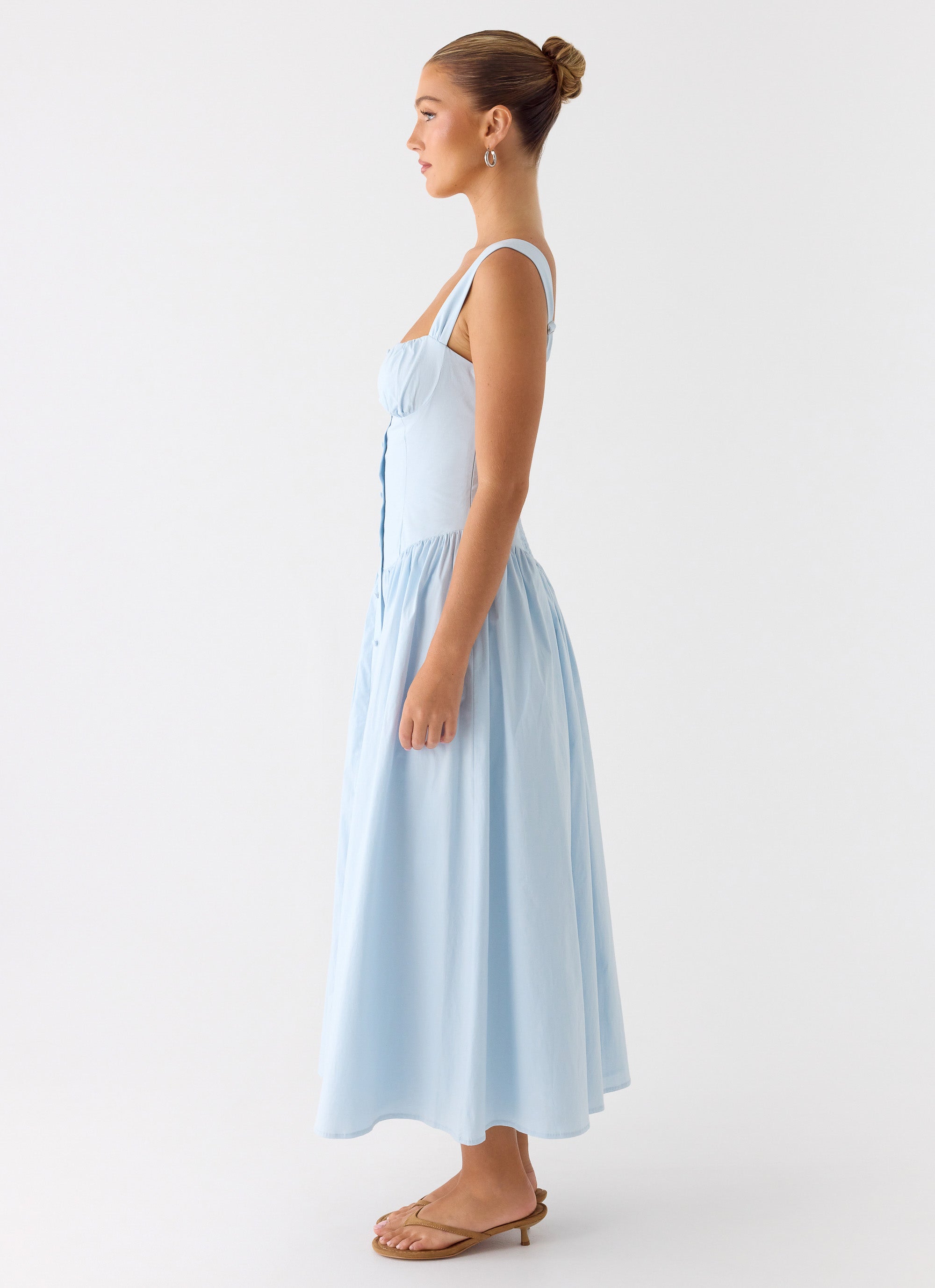 Emmalina Midi Dress Blue