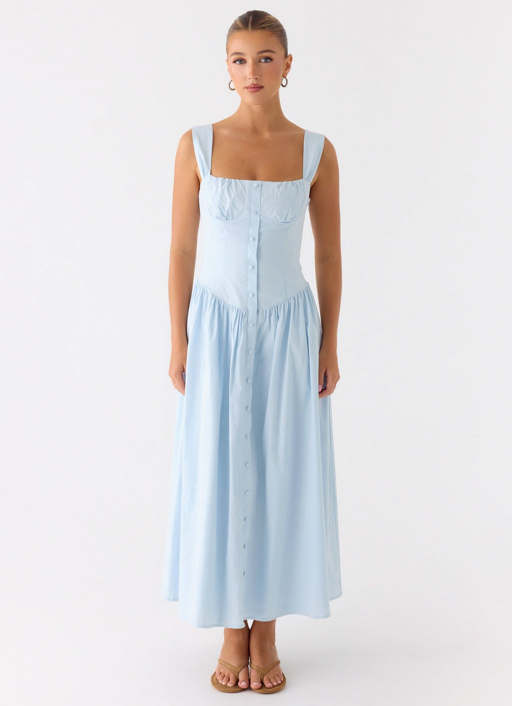 Emmalina Midi Dress Blue