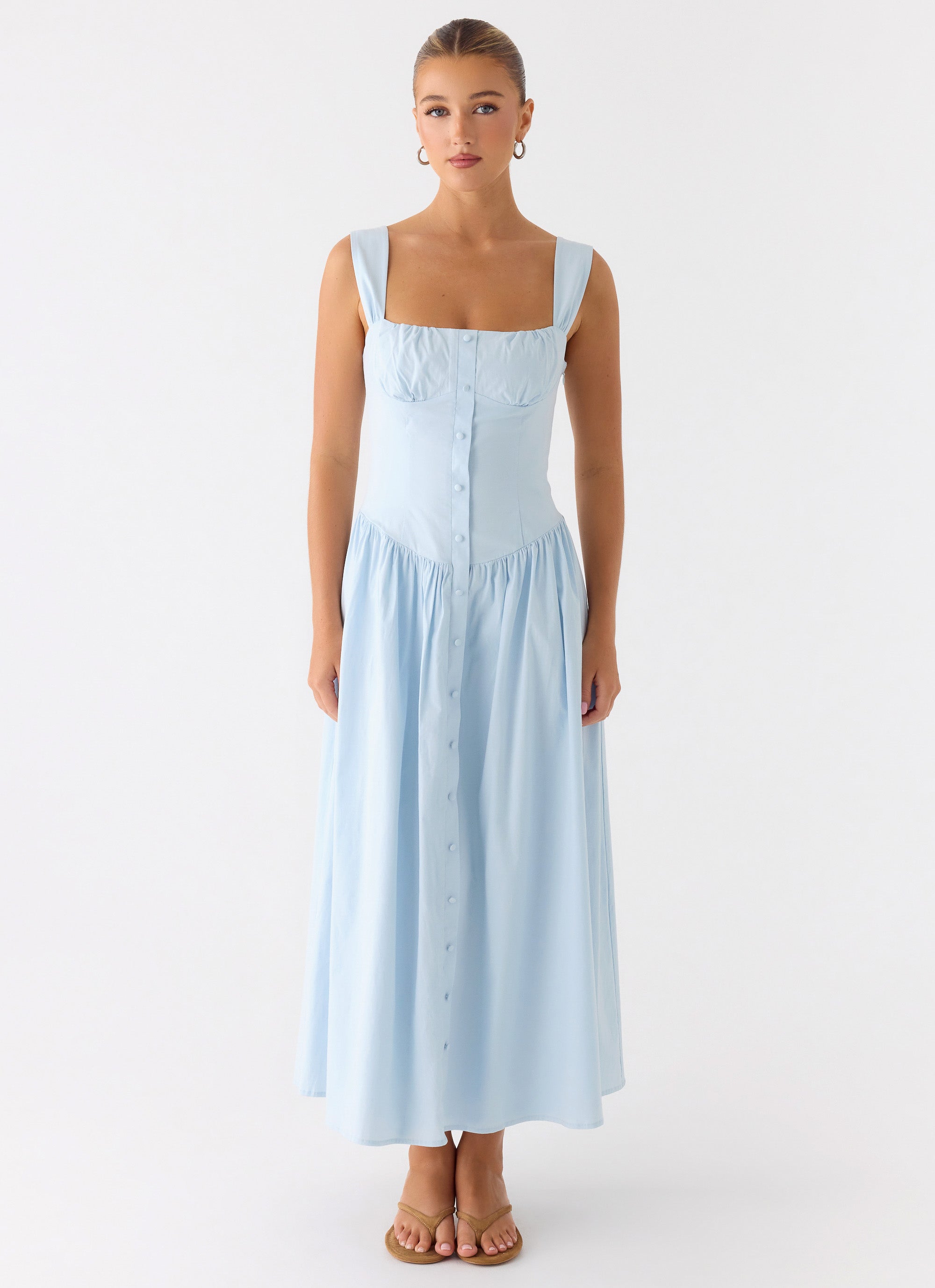 Emmalina Midi Dress Blue