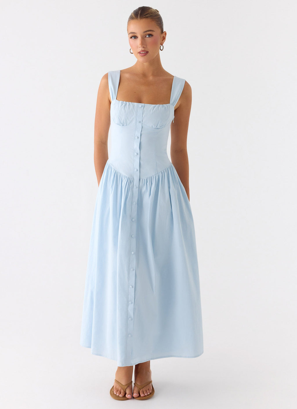 Emmalina Midi Dress Blue