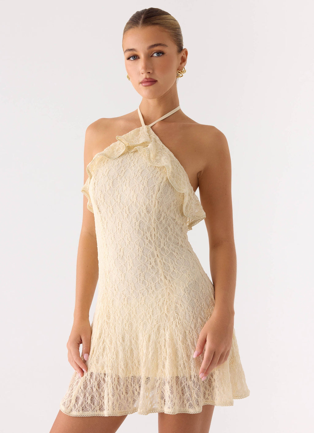 Every Second Mini Dress White