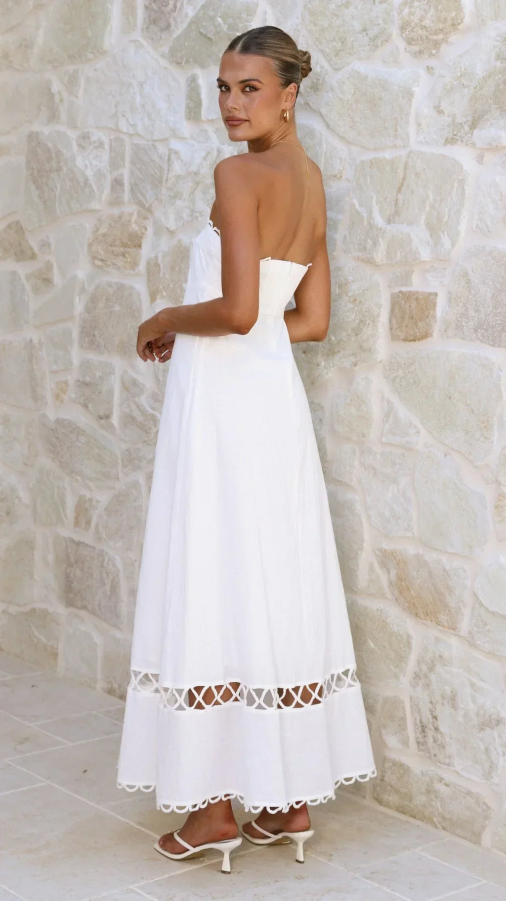 Caressa Maxi Dress - White