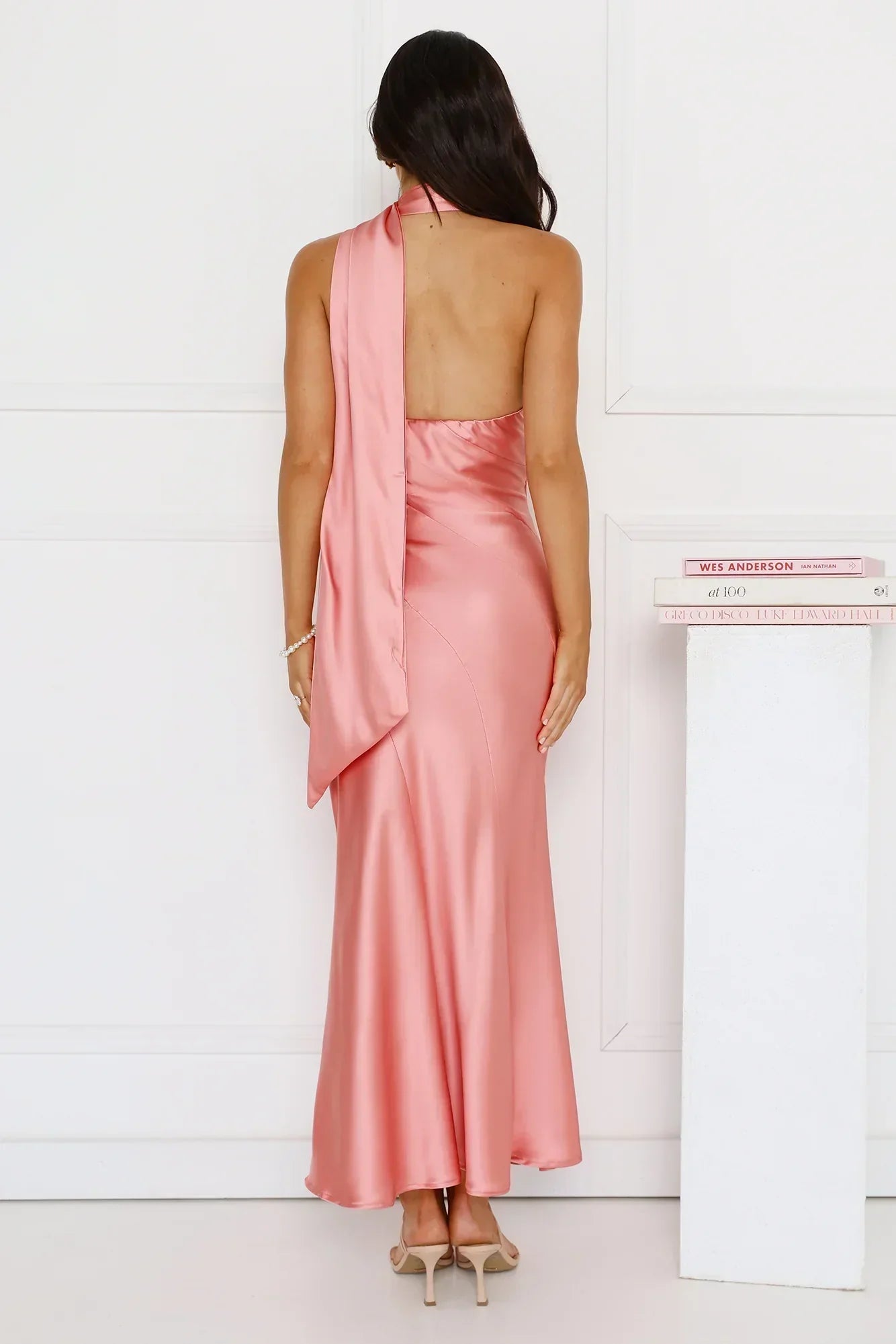 Kissed By Moonlight Satin Maxi Dress