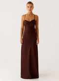 Joanie Maxi Dress - Chocolate