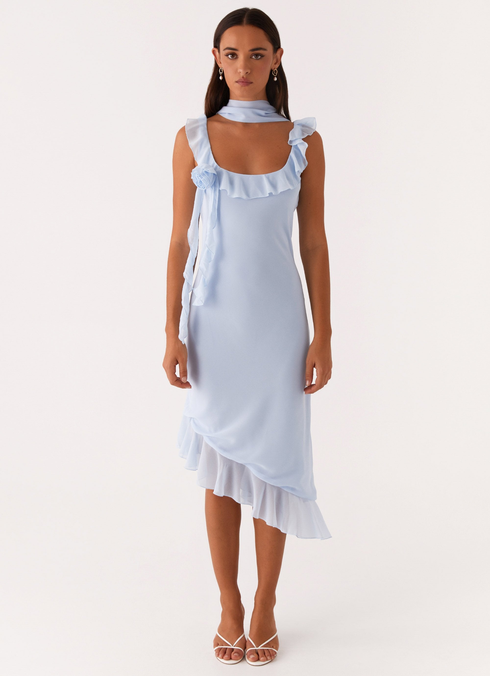 Fariday Midi Dress Blue