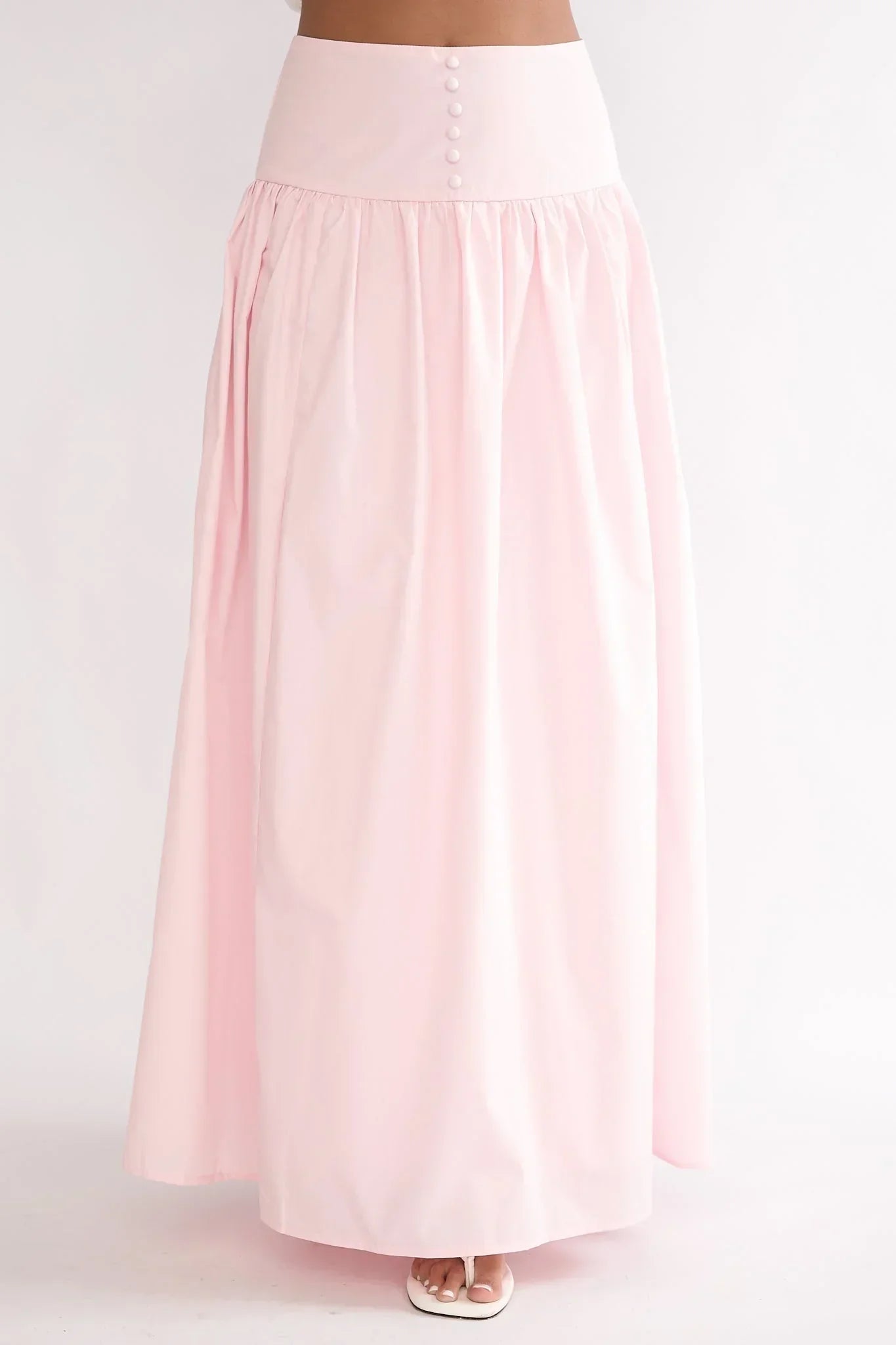 Starlina Wide Waistband Maxi Skirt Rosewater