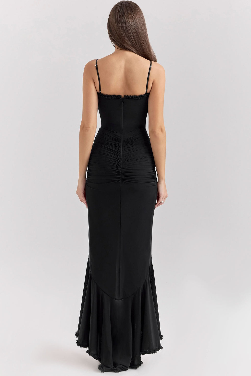 Gabbi Ruffled Midi Dress
