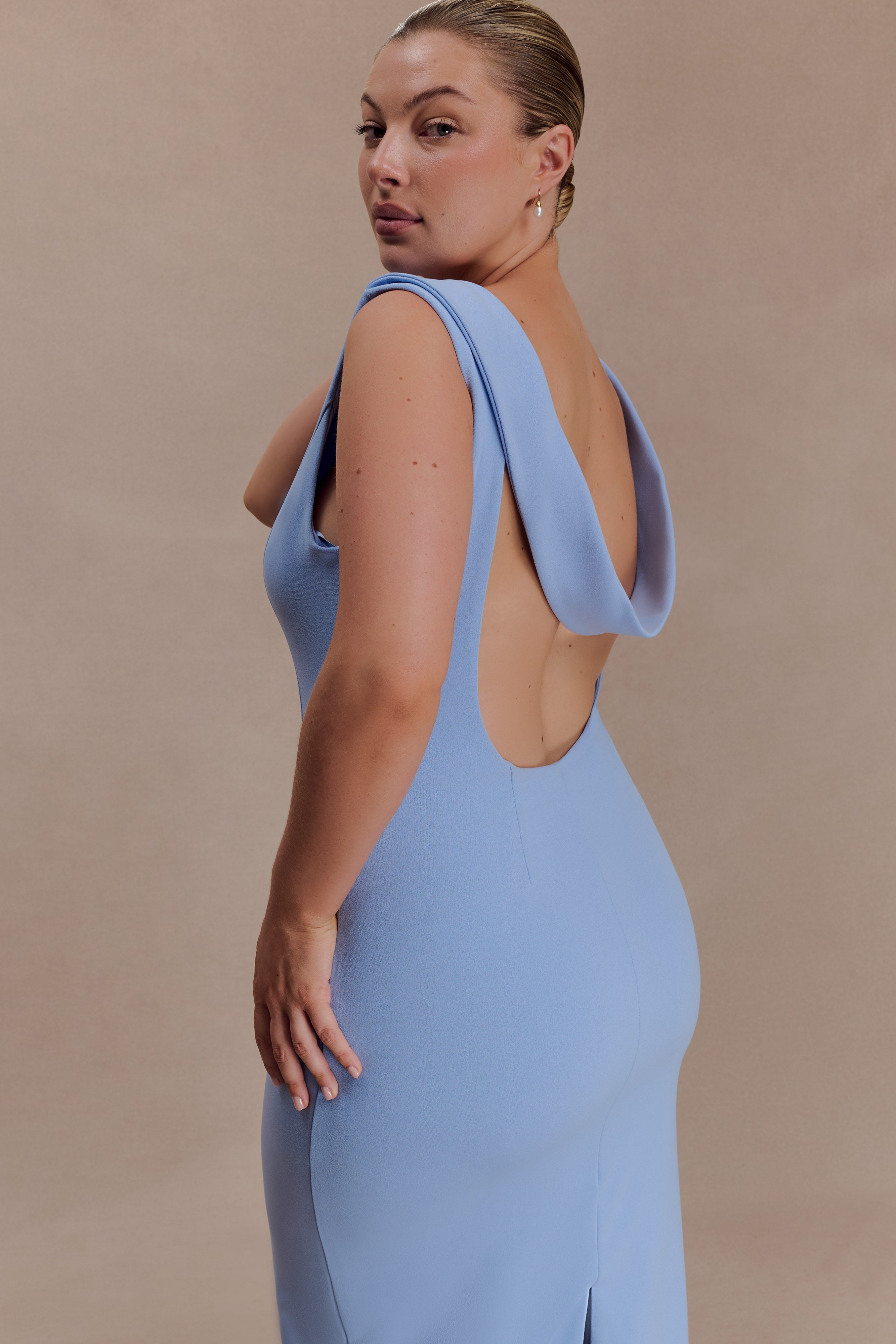 Galilea Crepe Maxi Dress