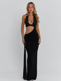 Giulsy Black Maxi Dress