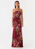 Iroha Strapless Maxi Dress Cuba