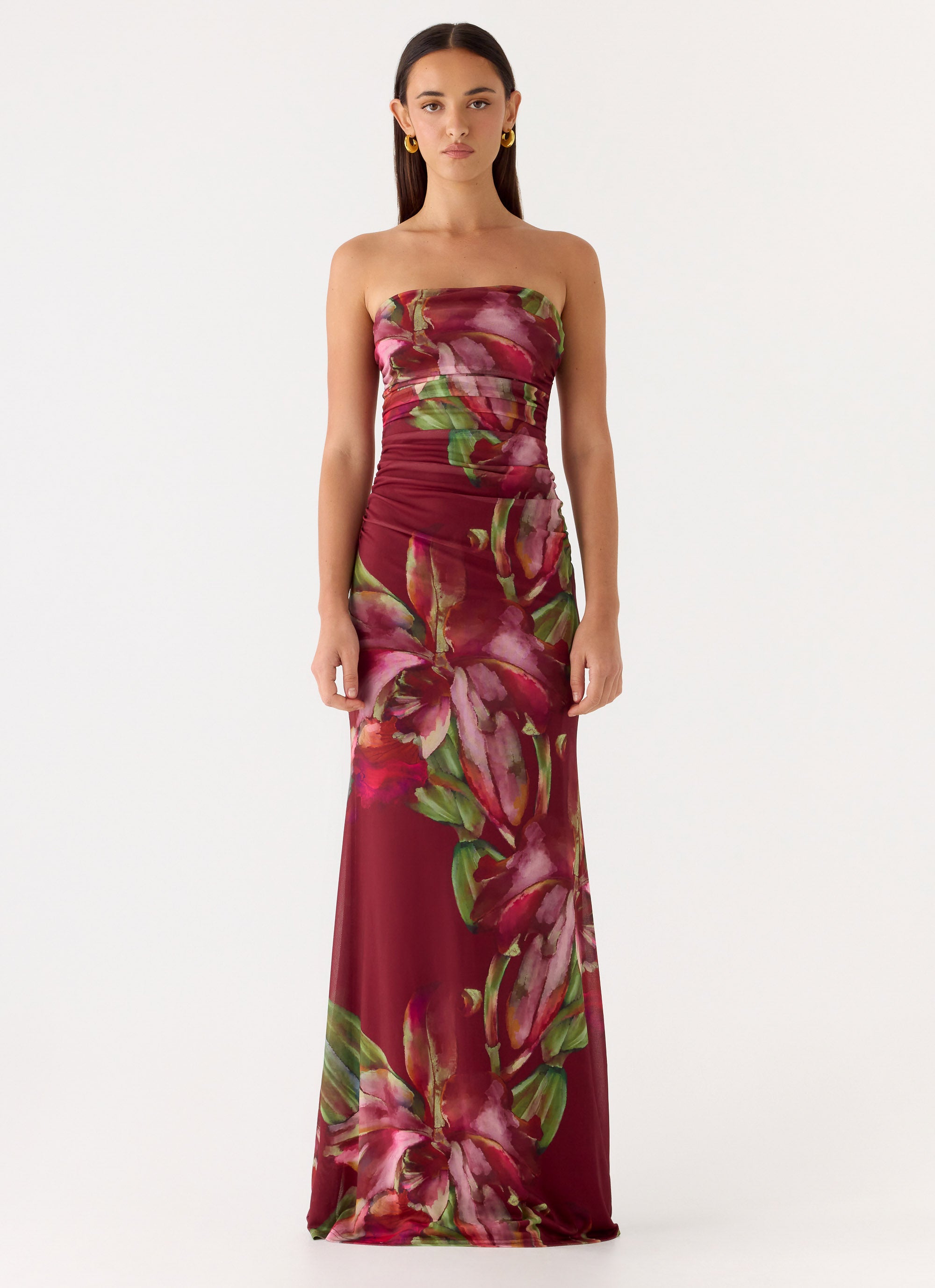 Iroha Strapless Maxi Dress Cuba