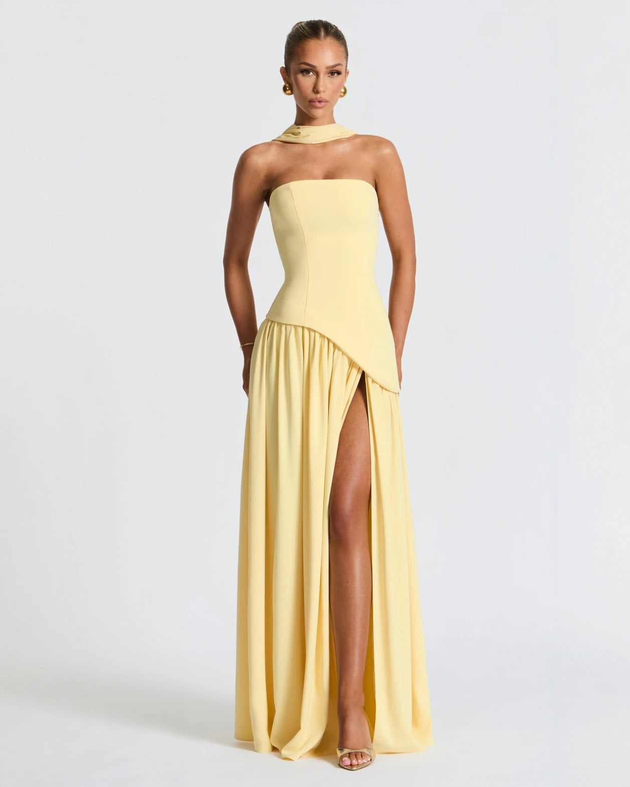 Isadora Chic Slit Maxi Dress