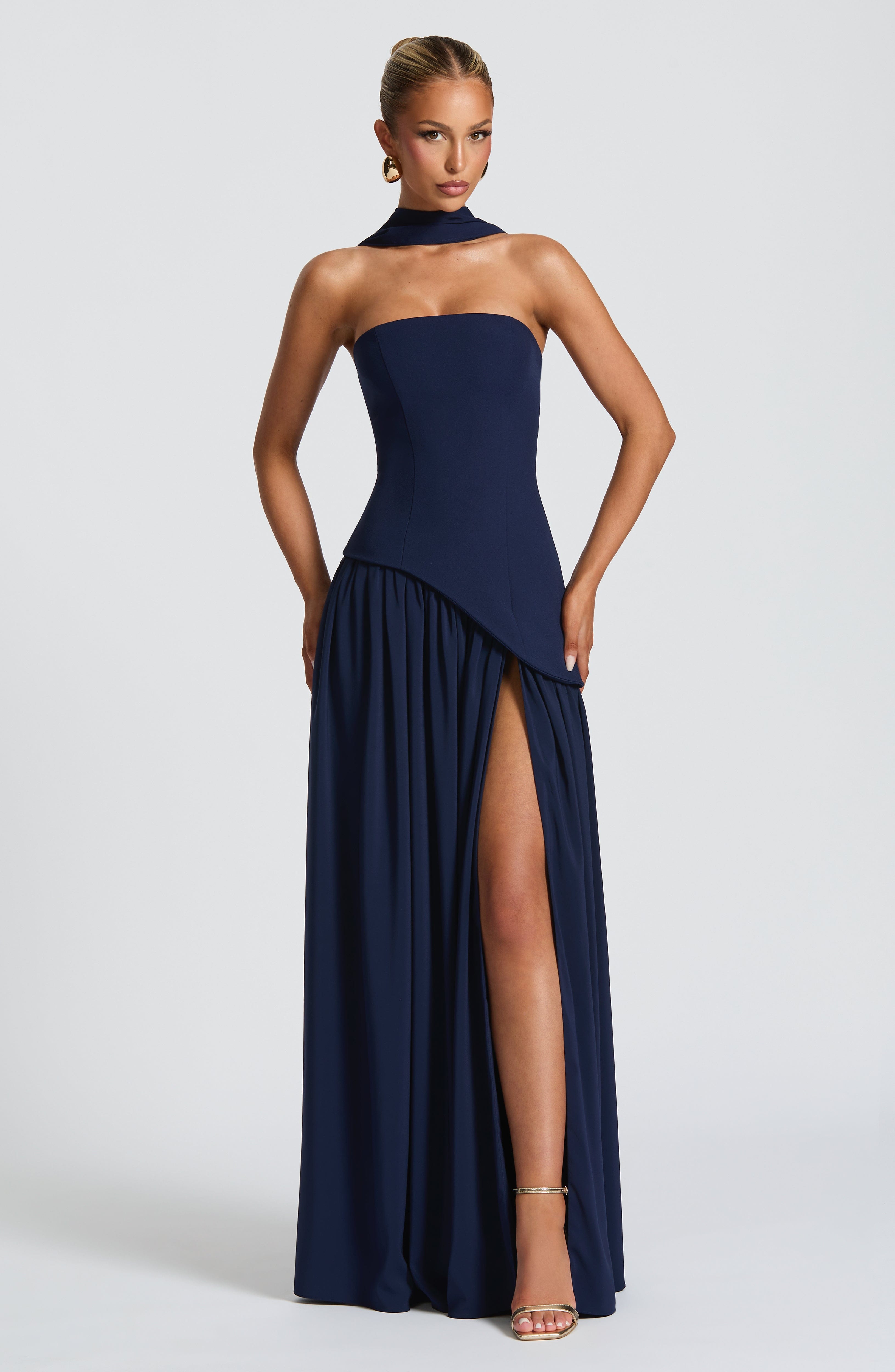 Isadora Chic Slit Maxi Dress