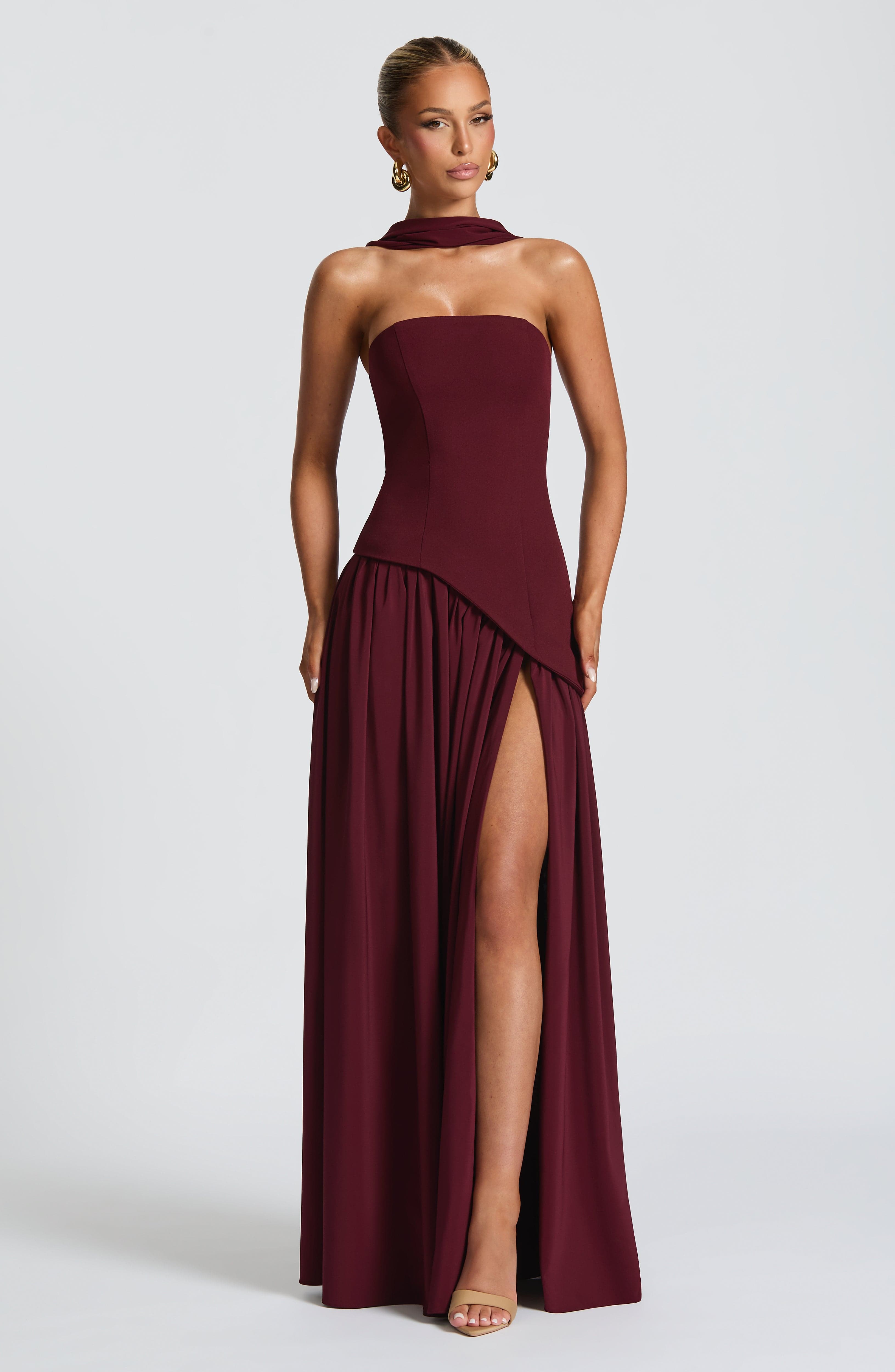 Isadora Chic Slit Maxi Dress