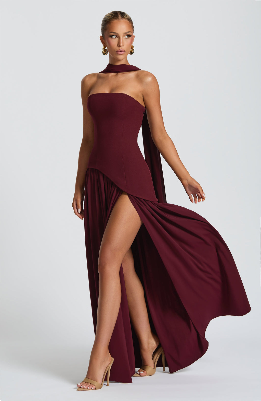 Isadora Chic Slit Maxi Dress