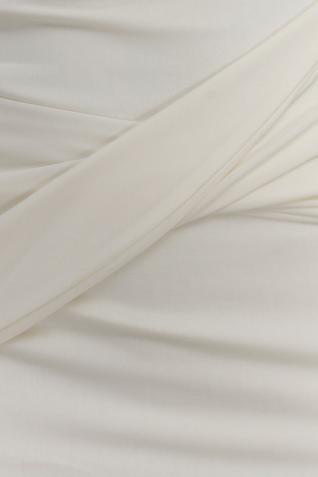 Ivory Drape Mini Dress