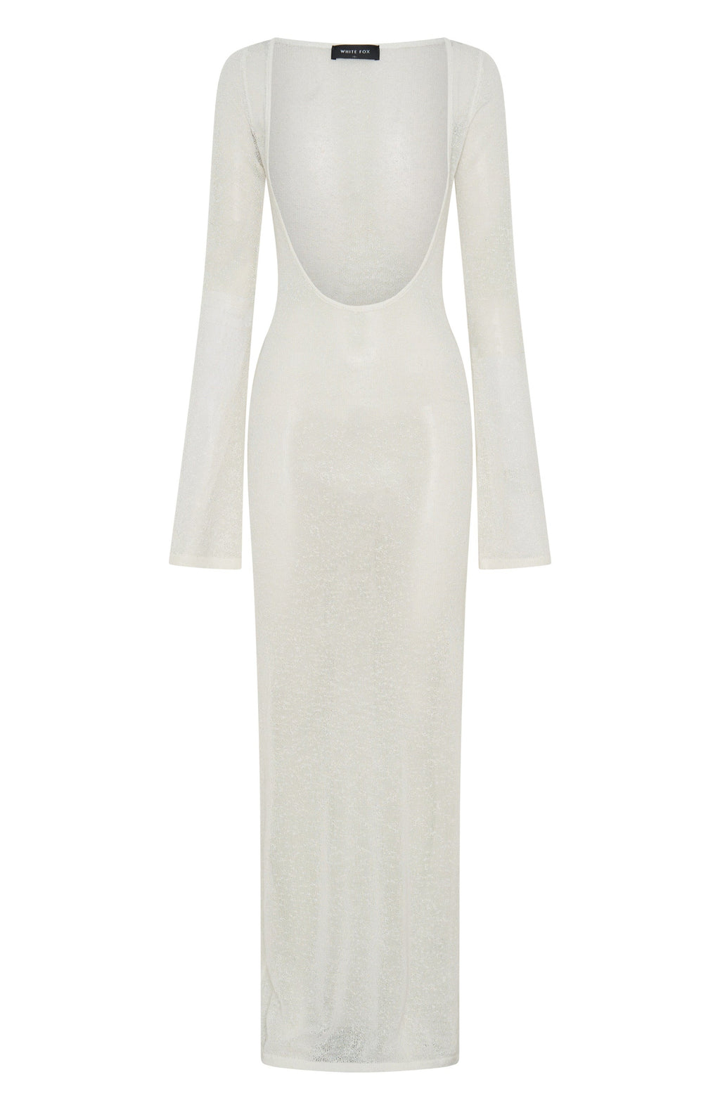 Ivory Wave Maxi Dress