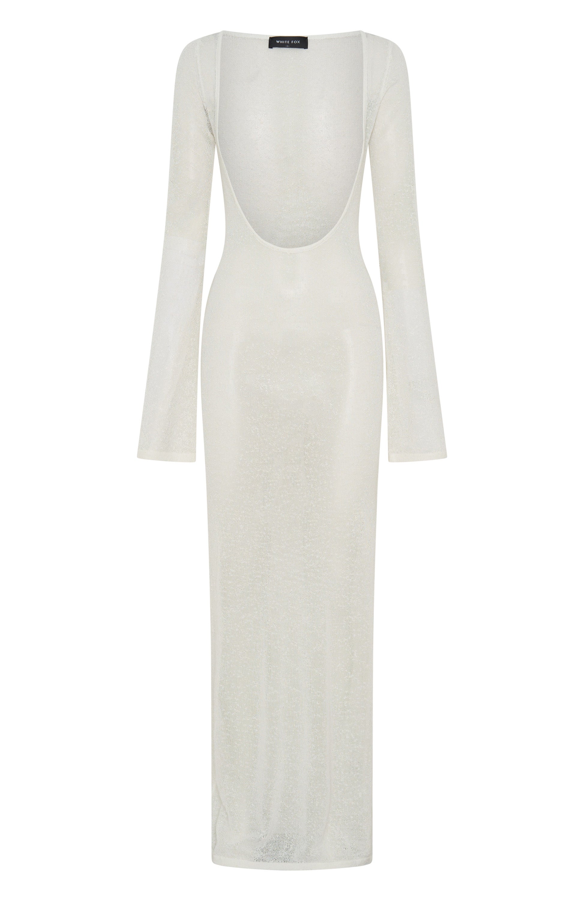 Ivory Wave Maxi Dress