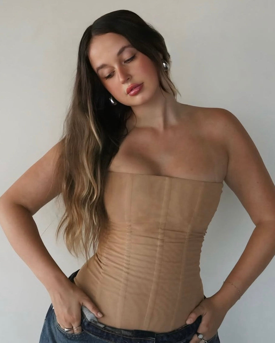 Jolie Strapless Corset Top