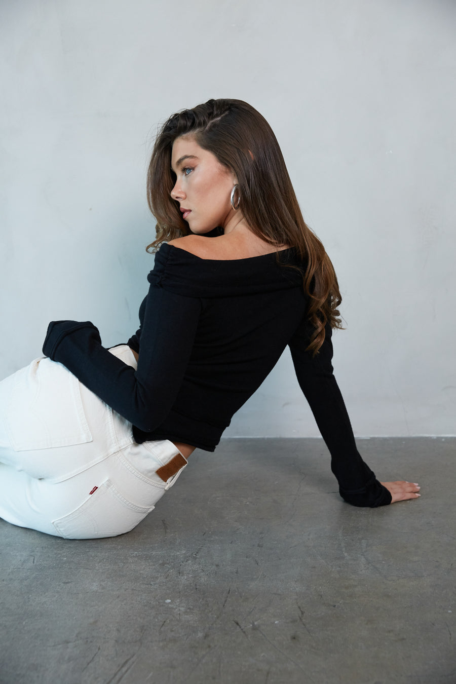 Kate Asymmetrical Sweater Top