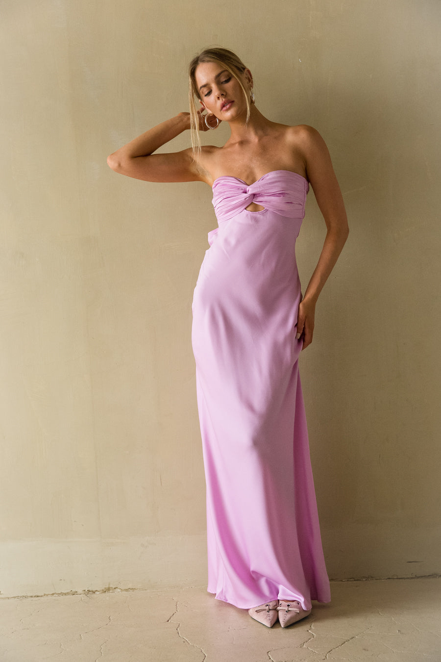 Kira Open Back Maxi Dress