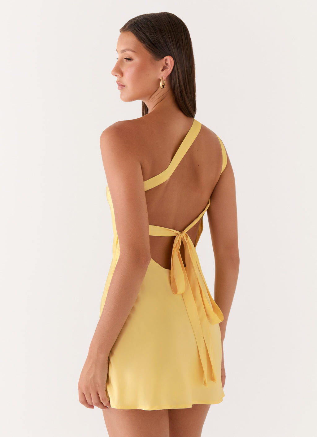 Lights Out Mini Dress Yellow