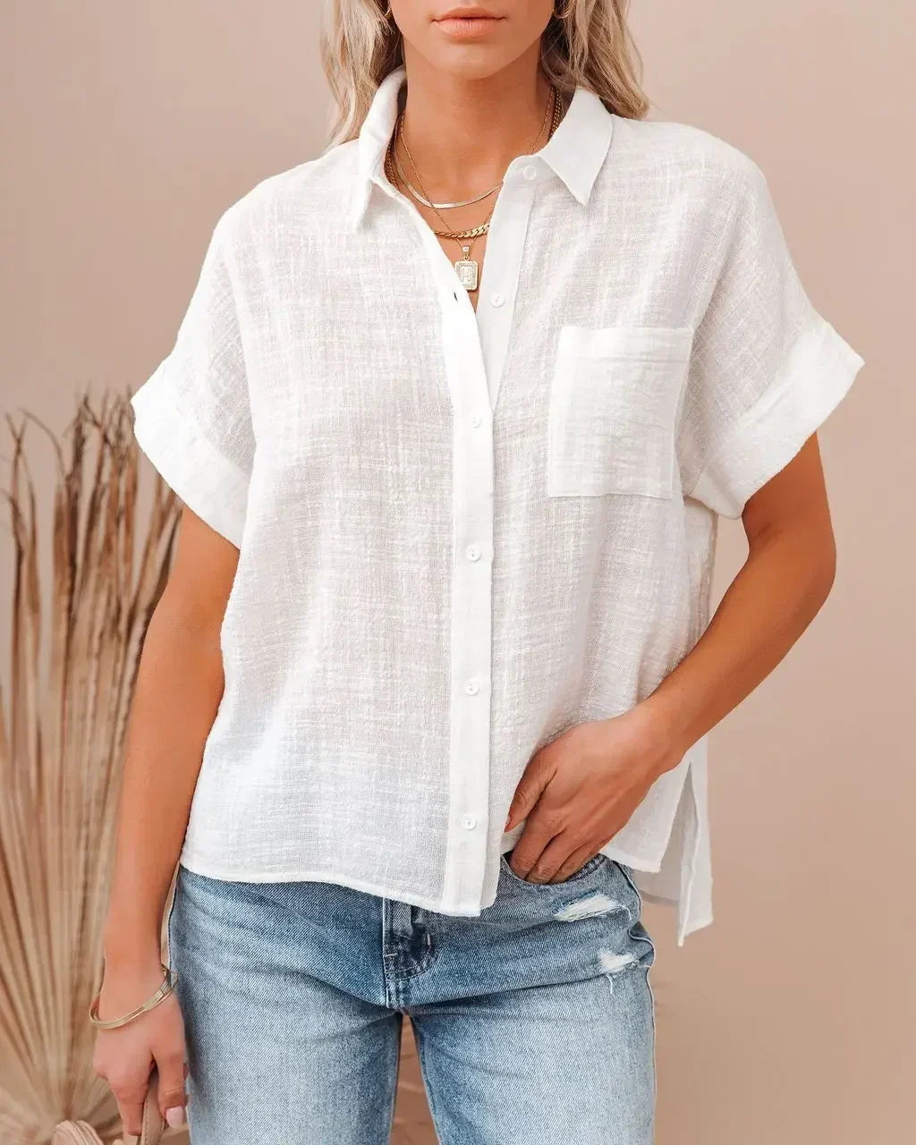 Lightweight Blouse White