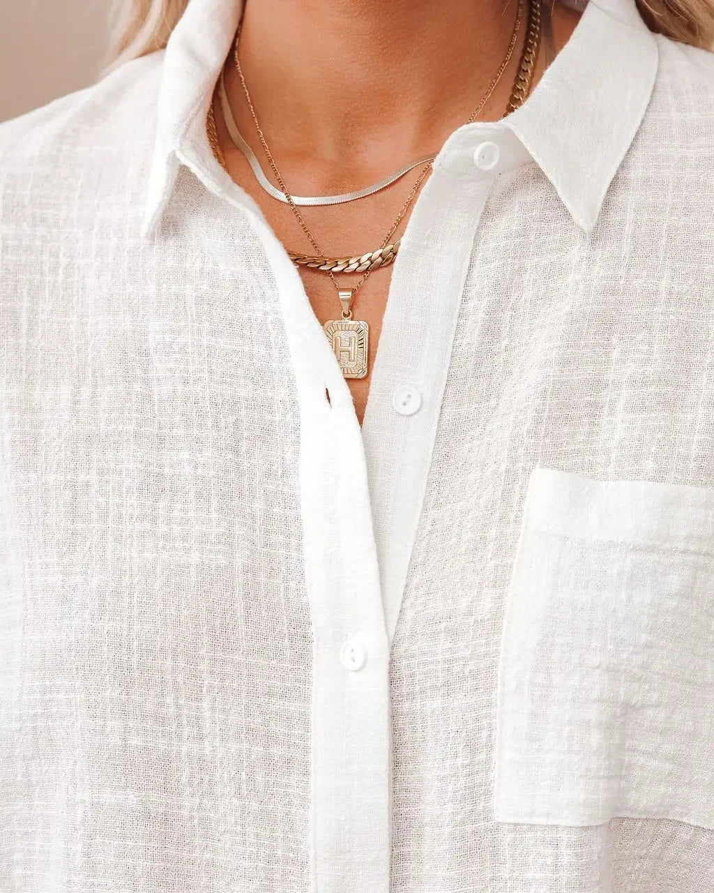 Lightweight Blouse White