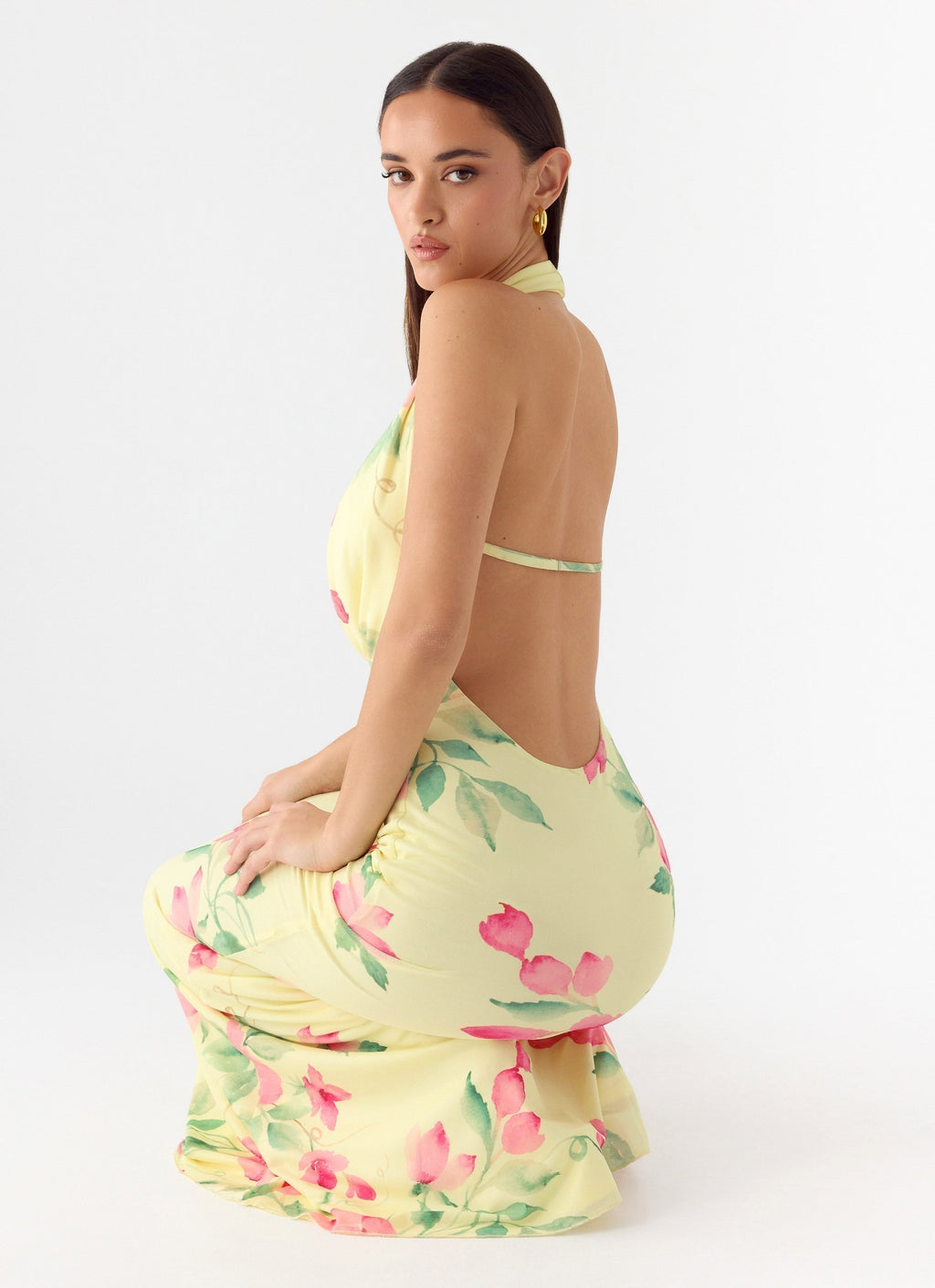 Like You Better Maxi Dress Lemon Soleil