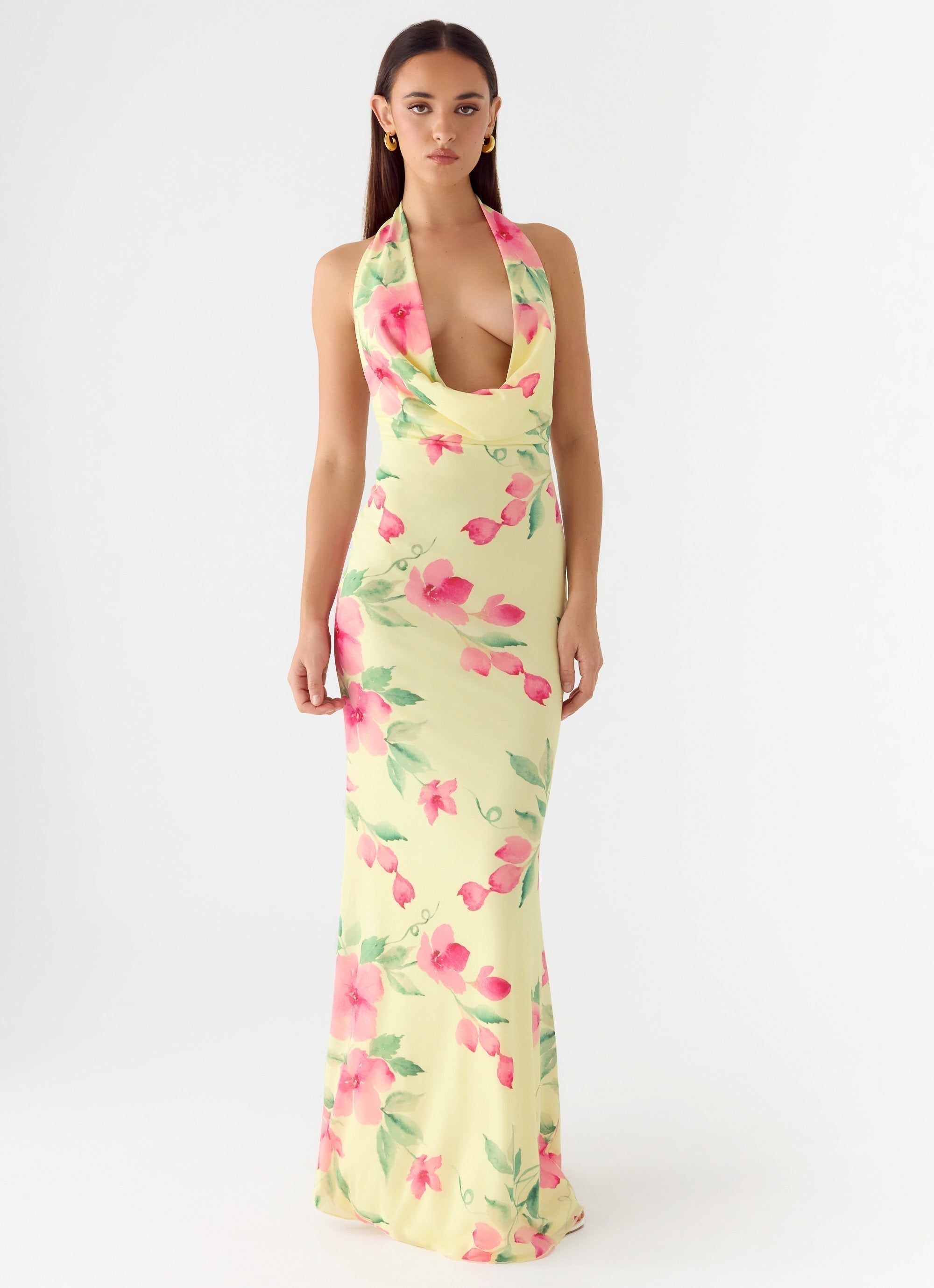 Like You Better Maxi Dress Lemon Soleil