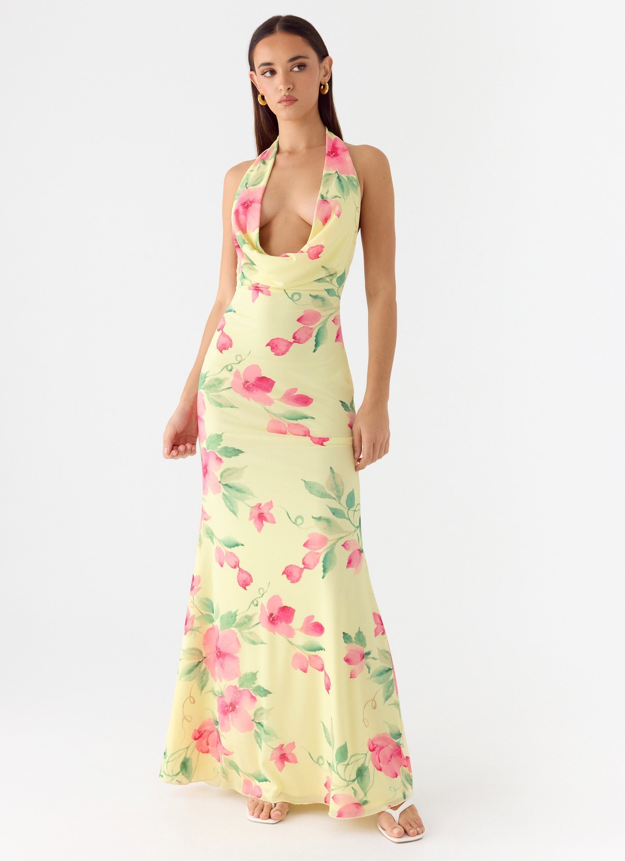 Like You Better Maxi Dress Lemon Soleil