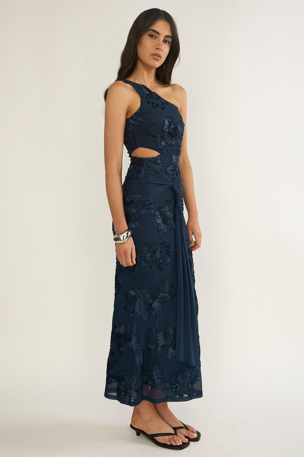 Luli Cut-Out Maxi Dress Navy
