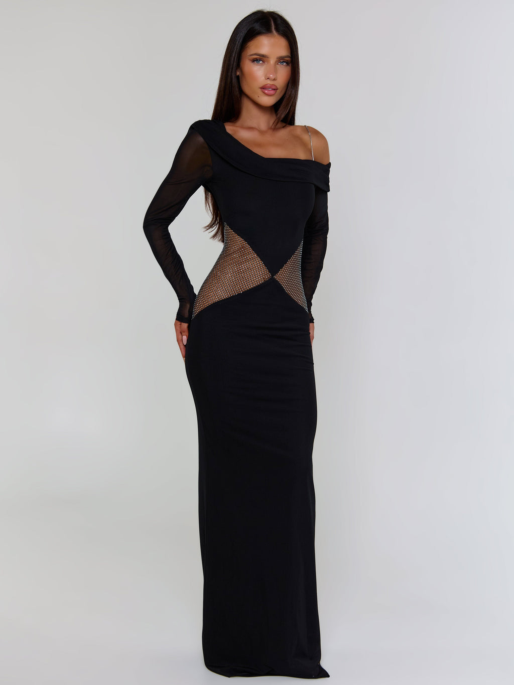 Lumina Black Maxi Dress