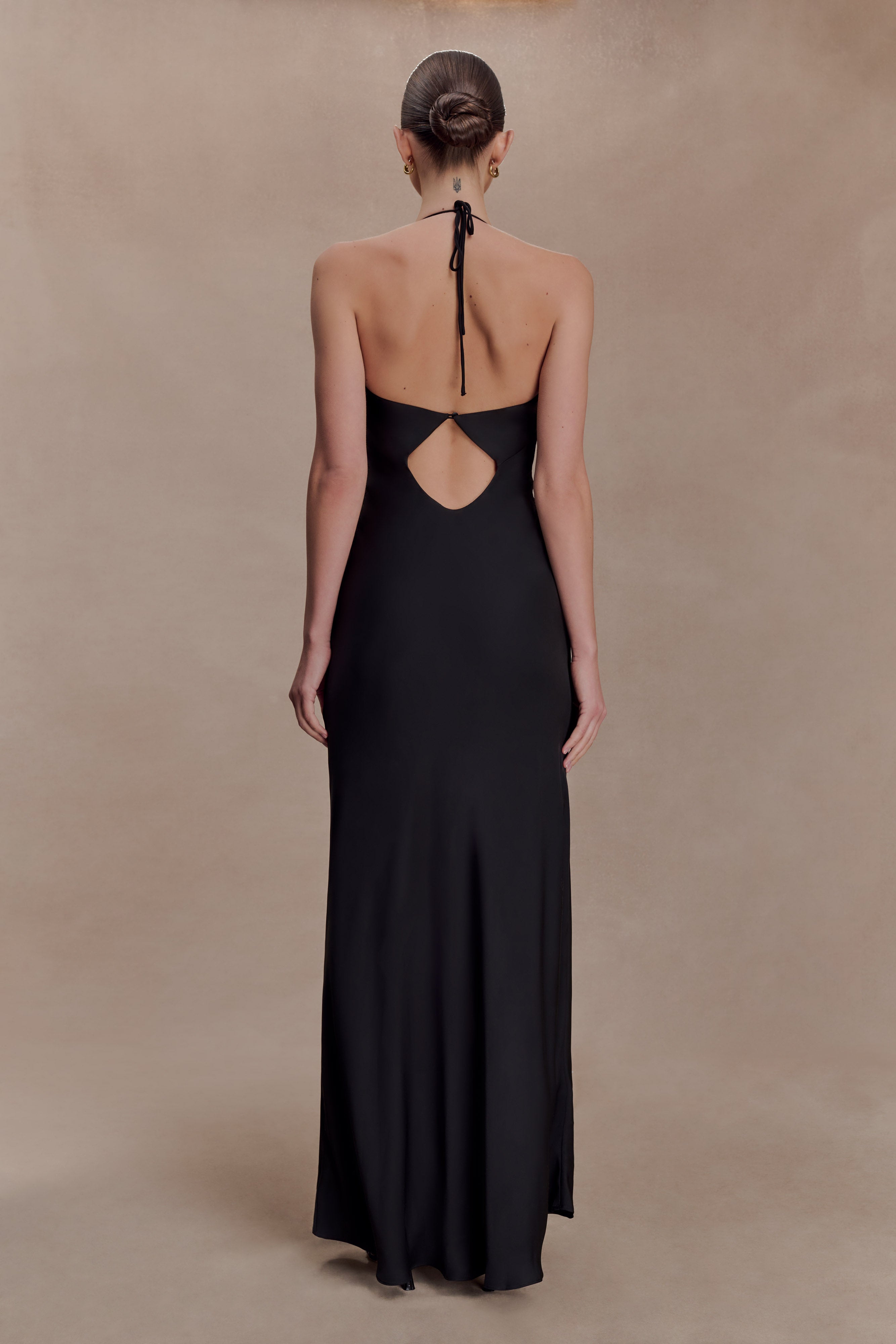 Lydia Satin Maxi Dress