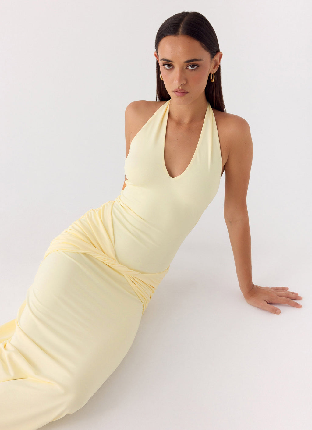 Maribelle Maxi Dress Lemon