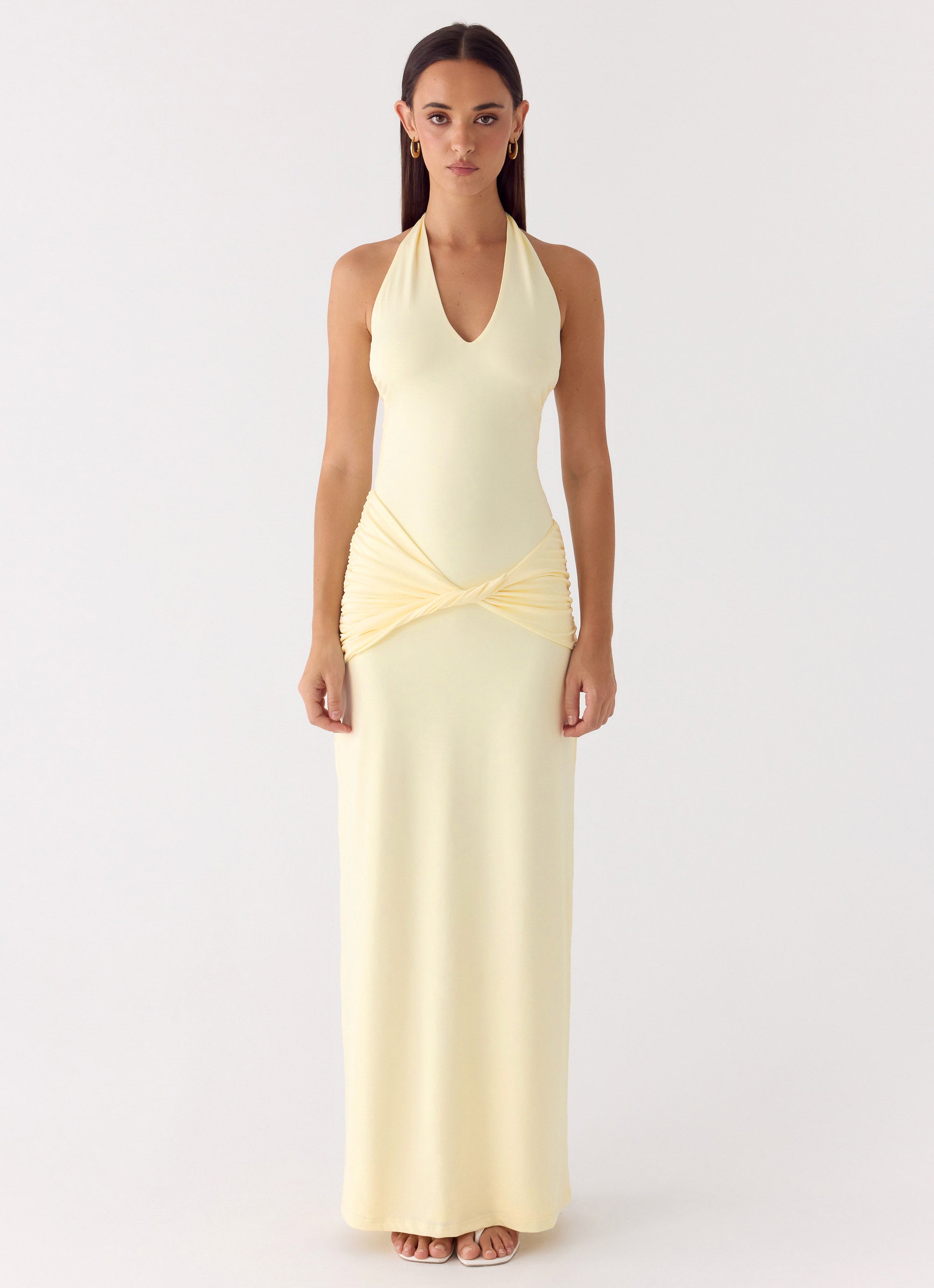 Maribelle Maxi Dress Lemon