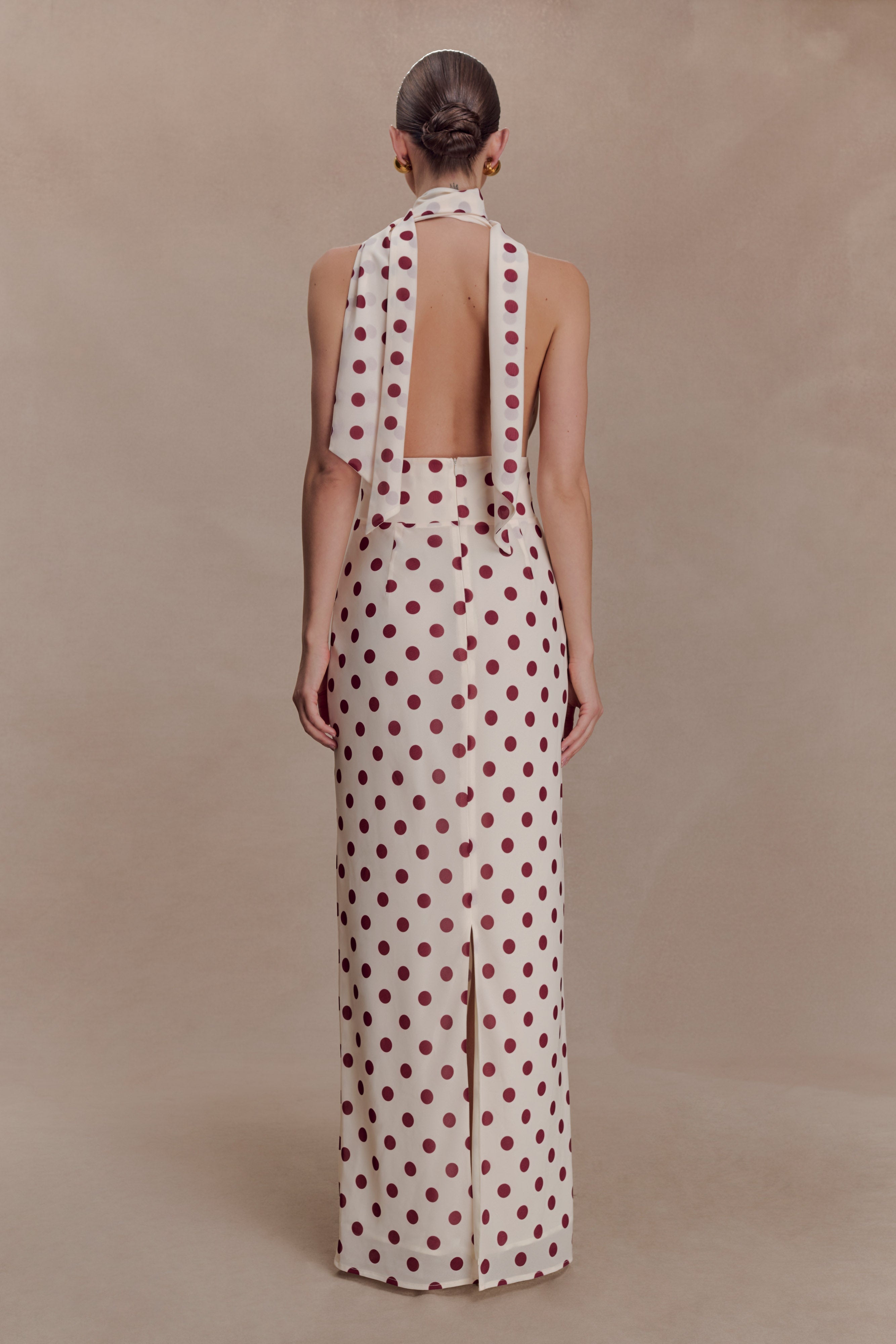 Nadine Polka Maxi Dress